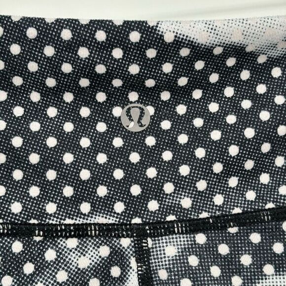 Lululemon Wunder Under Crop Il Dottie Dream Rose Neutral Blush Size 10 - Picture 6 of 10